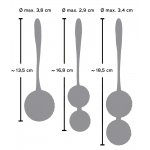 SWEET SMILE - ZESTAW 3 KULEK MIŁOŚCI O RÓŻNEJ STRUKTURZE STYMULUJĄCEJ