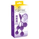 SWEET SMILE - ZESTAW 3 KULEK MIŁOŚCI O RÓŻNEJ STRUKTURZE STYMULUJĄCEJ
