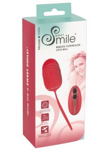 SWEET SMILE - ZDALNIE STEROWANA KULKA MIŁOŚCI CZERWONA