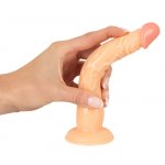 EUROPEAN LOVER - REALISTYCZNE DILDO Z PRZYSSAWKĄ 18 CM