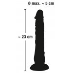 EUROPEAN LOVER - REALISTYCZNE DILDO Z PRZYSSAWKĄ 18 CM