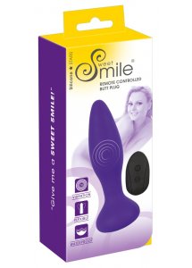 SWEET SMILE - WYPROFILOWANY WIBRATOR ANALNY Z WRAŻLIWĄ KOŃCÓWKĄ