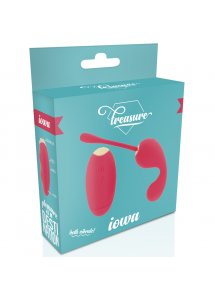 TREASURE - WIBRATOR IOWA ZE STYMULACJĄ ŁECHTACZKI I PUNKTU-G RÓŻOWY