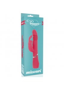 TREASURE - WIBRATOR MISSOURI Z FUNKCJĄ RUCHU GÓRA DÓŁ RÓŻOWY