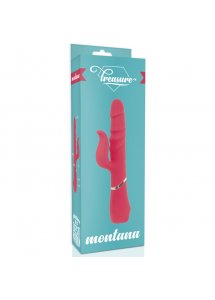 TREASURE - SILIKONOWY WIBRATOR MONTANA KRÓLICZEK RÓŻOWY