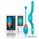 NIEBIESKIE JAJECZKO WELLNESS WEAR WATCH Z TURKUSOWYM ZEGARKIEM