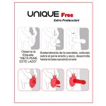 UNIQ - PREZERWATYWY NIELATEKSOWE Z PIERŚCIENIEM DO ZAKŁADANIA 3 SZT