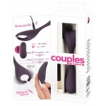 PODWÓJNY STEROWANY WIBRATOR DLA PAR - FIOLETOWY