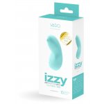 VEDO IZZY - IDEALNIE UKSZTAŁTOWANY WIBRATOR DO ŁECHTACZKI TURKUSOWY