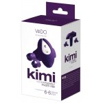 VEDO KIMI - NOWOCZESNY WIBRATOR NA PALEC 2 NAKŁADKI NA PALEC FIOLETOWY