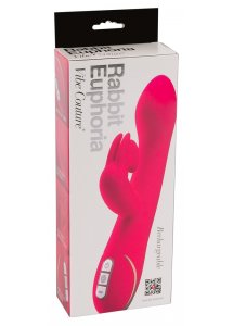 VIBE COUTURE - WIBRATOR EUPHORIA KRÓLICZEK SSĄCY RÓŻOWY