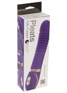 VIBE COUTURE - WIBRATOR PLEATS ZE SPECJALNYMI WYŻŁOBIENIAMI FIOLETOWY