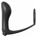 ANAL FANTASY - KOREK ANALNY Z PIERŚCIENIEM NA PENISA WIBRUJĄCY