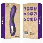WOMANVIBE - SILIKONOWY WIBRATOR SUNNY G-SPOT FIOLETOWY