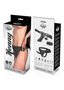 KENNY - UPRZĄŻ STRAP-ON Z PENISEM DO STYMULACJI PUNKTU-G 15 X 3.2CM