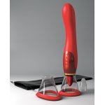 WIBRATOR 3IN1 STYMULUJE PUNKT G I ŁECHTACZKE + FUNKCJA SSANIA 