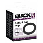 PIERŚCIEN NA PENISA/JĄDRA SILIKONOWY-BLACK VELVETS