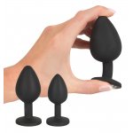 ZESTAW ANALNY DO LEWATYWY I 3 KORKI-BLACK VELVETS