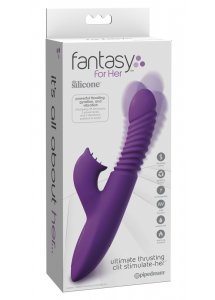 WIBRATOR KRÓLICZEK ZE STYMULACJĄ I OGRZEWANIEM 24CM