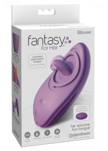 WIBRATOR ŁECHTACZKOWY Z JĘZYCZKIEM STYMULUJĄCYM