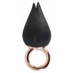 BELOU - WIBRATOR NA PALEC CZARNO/ZŁOTY