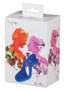 WIBRATOR PODWÓJNY BEAUMENTS DOPPIO NIEBIESKI