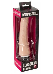 WIBRATOR REALISTYCZNY ELASTYCZNY 21CM-CLASSIC SILICONE #5