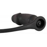 PIERŚCIEŃ NA PENISA Z WTYCZKĄ WIBRACYJNĄ-BLACK VELVETS