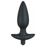 WIBRUJĄCA WTYCZKA ANALNA Z UCHWYTEM DUŻA(17CM)-BLACK VELVETS