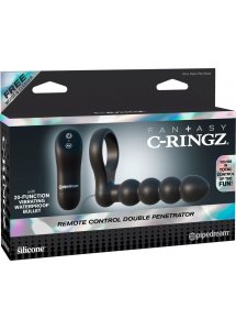 PIERŚCIEŃ NA PENISA Z WIBRATOREM ANALNYM KULKOWYM