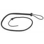 WILD THING BY ZADO - CZARNY SKÓRZANY PEJCZ DO KARANIA 132CM