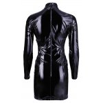 SUKIENKA WINYLOWA Z DŁUGIM RĘKAWEM/VINYL DRESS LONG SLEEVE