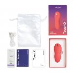 WE-VIBE - TOUCH X CICHY MASAŻER ŁECHTACZKI CZERWONY