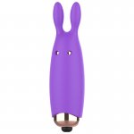 WOMANVIBE - SILIKONOWY STYMULATOR ŁECHTACZKI KRÓLIK BUGSY FIOLETOWY