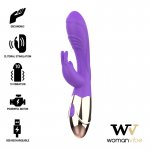 WOMANVIBE - SILIKONOWY WIBRATOR VIORA KRÓLICZEK FIOLETOWY