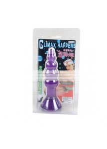 BAILE - ŻELOWY KOREK ANALNY FIOLETOWY 17CM