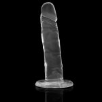 X RAY - PRZEZROCZYSTE DILDO REALISTYCZNE 18CM