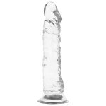 X RAY - PRZEZROCZYSTE DILDO REALISTYCZNE 21CM