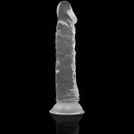 X RAY - PRZEZROCZYSTE DILDO REALISTYCZNE 21CM