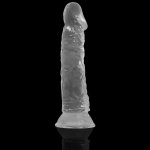 X RAY - PRZEZROCZYSTE DILDO REALISTYCZNE 19CM