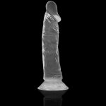 X RAY - PRZEZROCZYSTE DILDO REALISTYCZNE 19CM