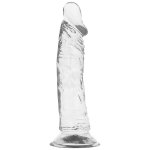 X RAY - PRZEZROCZYSTE DILDO REALISTYCZNE 19CM