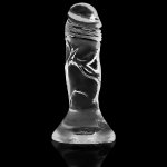 X RAY - PRZEZROCZYSTE DILDO REALISTYCZNE 12CM