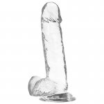 X RAY - UPRZĄŻ Z 3 PIERŚCIENIAMI + PRZEZROCZYSTE DILDO 20CM