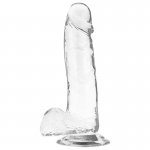 X RAY - UPRZĄŻ Z 3 PIERŚCIENIAMI + PRZEZROCZYSTE DILDO 20CM