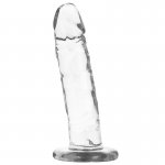 X RAY - UPRZĄŻ Z 3 PIERŚCIENIAMI + PRZEZROCZYSTE DILDO 18CM