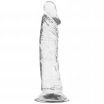X RAY - UPRZĄŻ Z 3 PIERŚCIENIAMI + PRZEZROCZYSTE DILDO 19CM