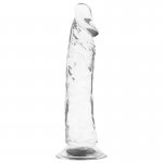 X RAY - UPRZĄŻ Z 3 PIERŚCIENIAMI + PRZEZROCZYSTE DILDO 21CM