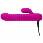 XOUXOU - WIBRATOR UDERZENIOWY ZE STYMULATOREM ŁECHTACZKI FIOLETOWY