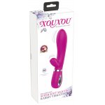XOUXOU - SUPER MIĘKKI SILIKONOWY WIBRATOR KRÓLICZEK FIOLETOWY